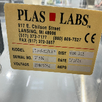 Plas Labs 830-ABC/EXP Fume Hood image 2
